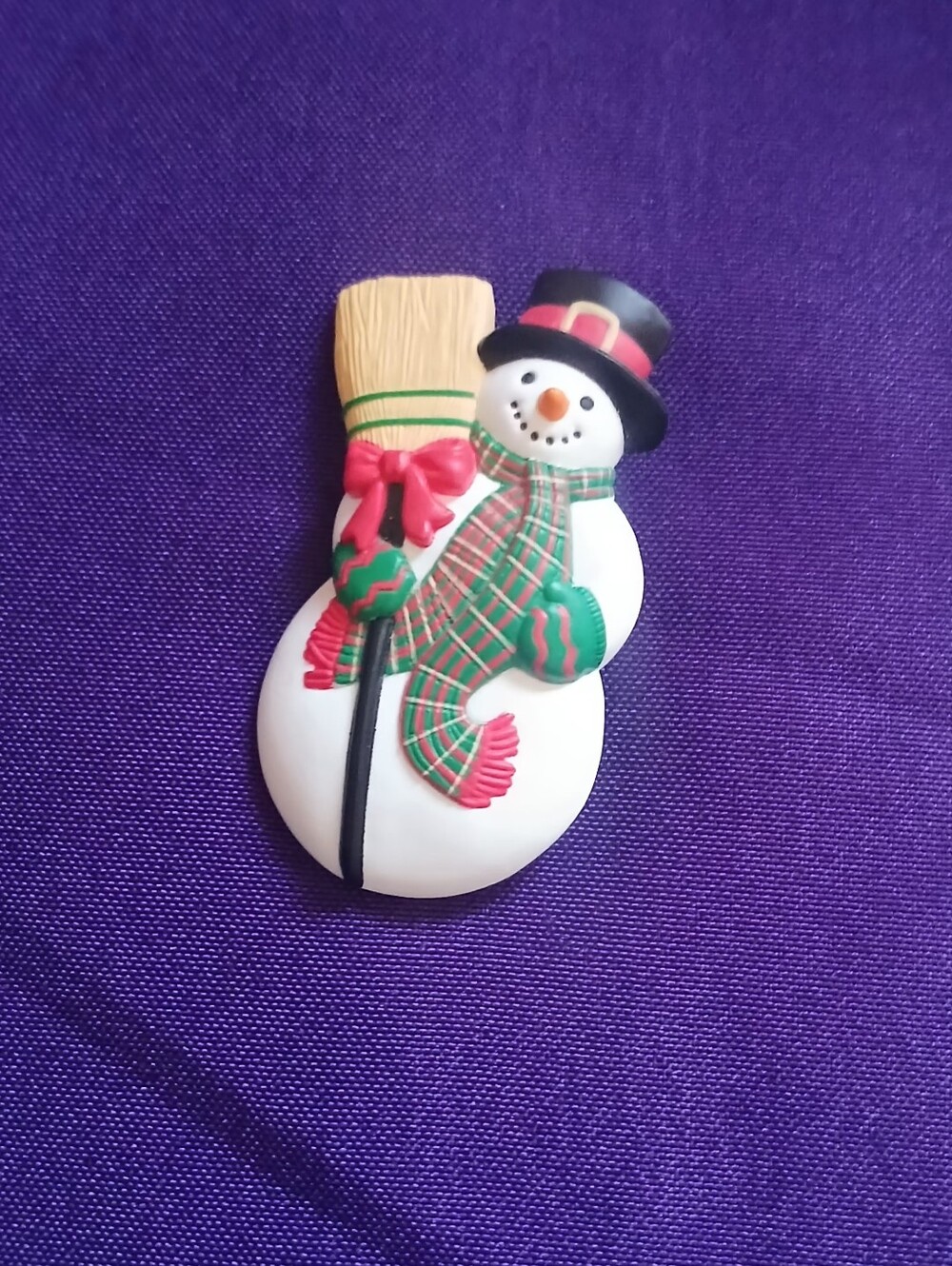 Vintage Hallmark Snowman Brooch